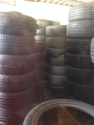 Tons of tires. :)