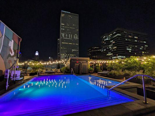 Rooftop pool