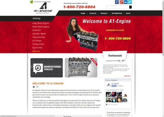 A1- Engine website