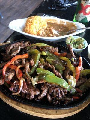 Steak fajitas