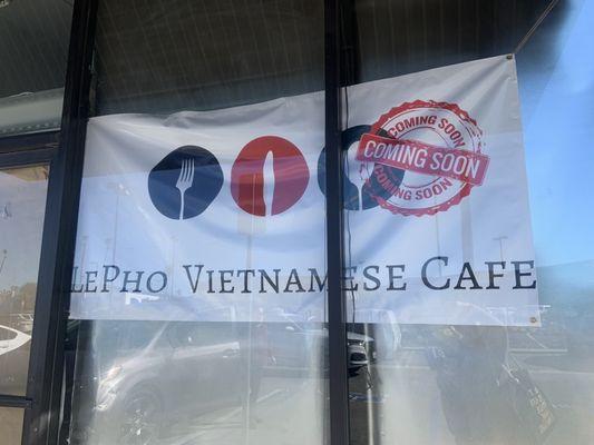 Look what's coming where Riley's Wings Factory is at. A pho house 1.12.24