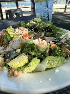 Michigan Harvest Salad , outside patio.