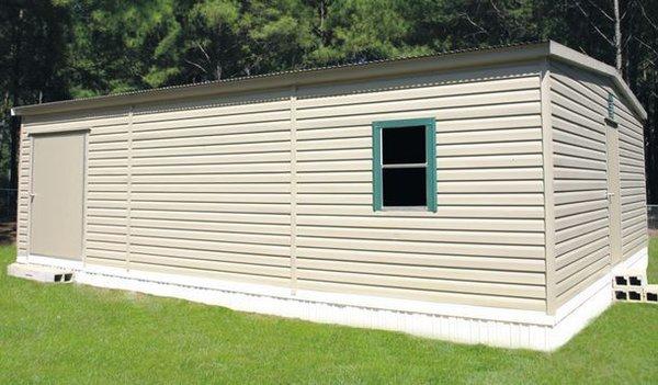 Double Wide Metal Shed Storage Building Gainesville, FL