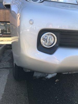 Bumper repair (After)