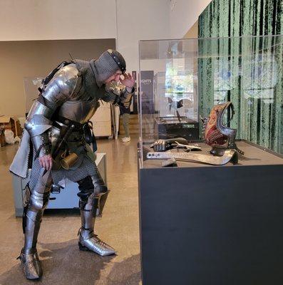 A Knight's Tale at the Arlington Museum of Art. 10-22-22 through 2-12-23.