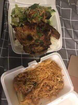 pork chop & pad thai