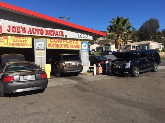 Joe's auto repair taking care of my car again.