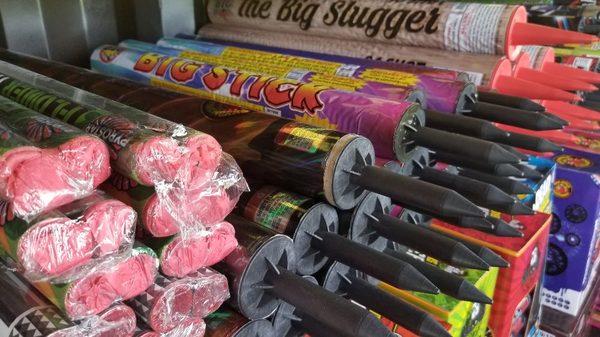 Large Roman candle selection