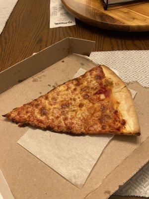 Plain Cheese Pizza Slice