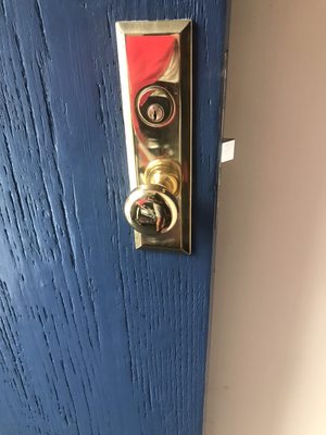 Installing new door mechanism