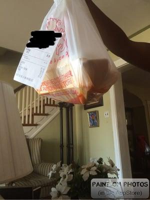 Called Mr. Wings for 10 piece mild buffalo wings to be delivered and all the sauce was at the bottom of the bag leaking out.