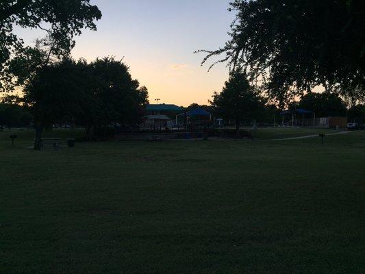 View from Hutton Branch Trail at sunset