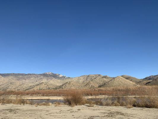 The view behind the motel