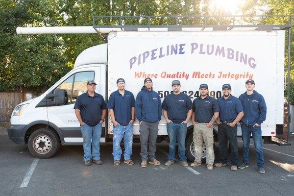 Our Remodel Plumbing Team!