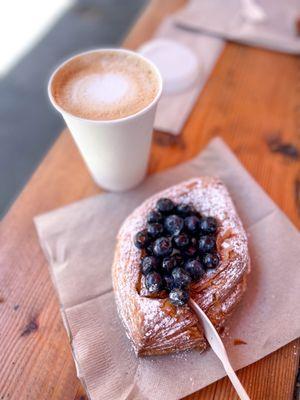 Blueberry danish