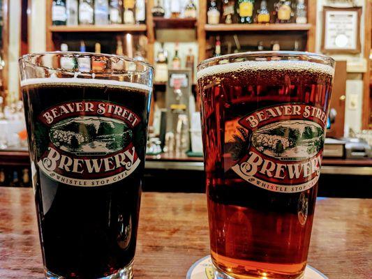 Raspberry left winter lager right Perfection in liquid form.