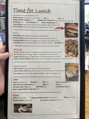 menu.