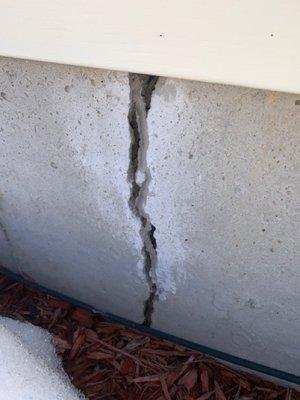 Structural foundation crack!