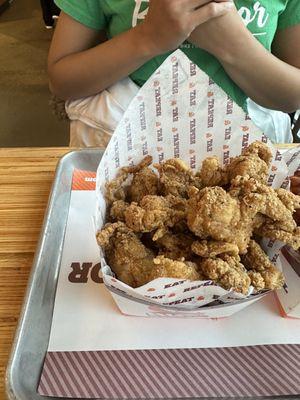 $11 Big popcorn chicken 3.5/5