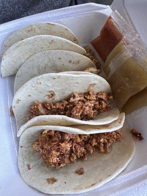 Chorizo and Egg Breakfast Taco