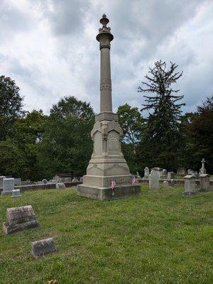 Yuengling at Charles Baber Cemetery, Pottsville