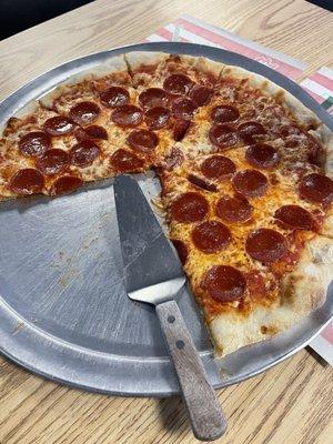 Pepperoni pizza