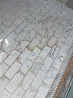 tiles sinking