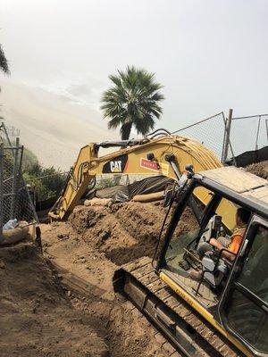 Laguna - storm drain connection