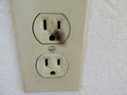 I'm not an electrician but I don't think these look safe. Or up to code.