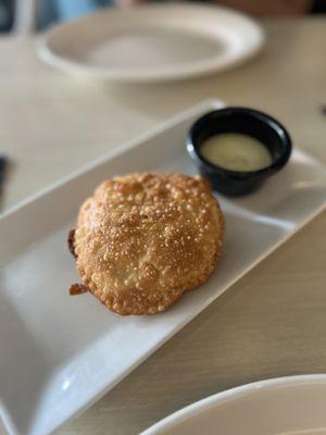 Pastelito de Maduro con Queso (~$4)