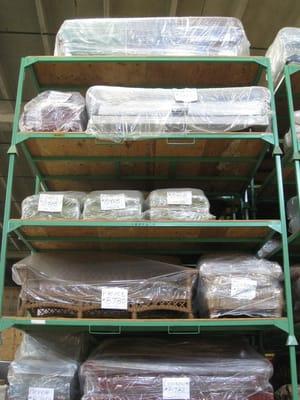 Your Large Furniture is Wrapped and Protected in Our Furniture Racks