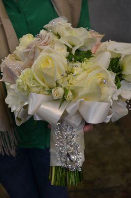 One of the many bridal bouquets created by Johnny A. Lopez