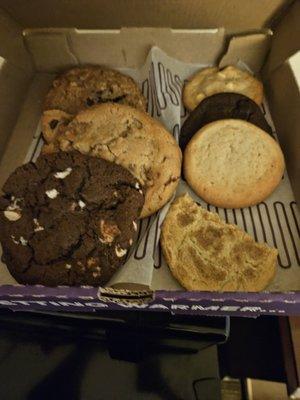 Four classic and four deluxe cookies