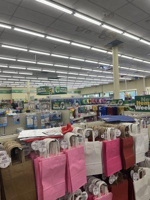 Inside Dollar Tree, Bedford Plaza, Hayward, CA.