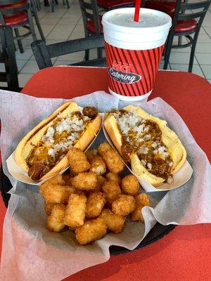 TX Hungry man combo with tots