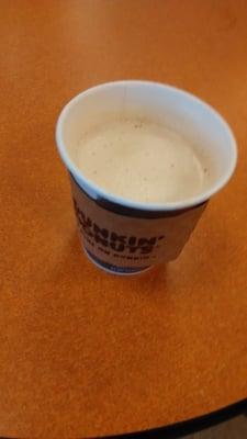 "SMALL" hot latte