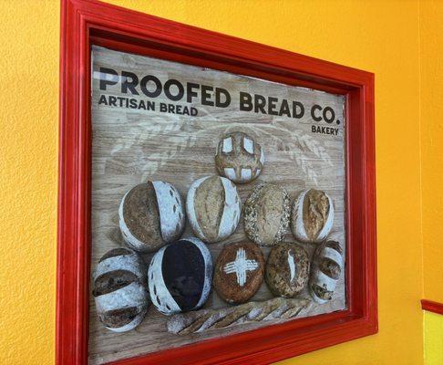 Proofed Bread Co. sign