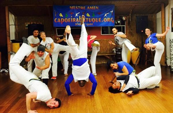 always a good time with Capoeira batuque!