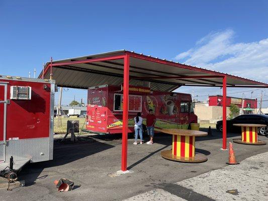 New truck & awning