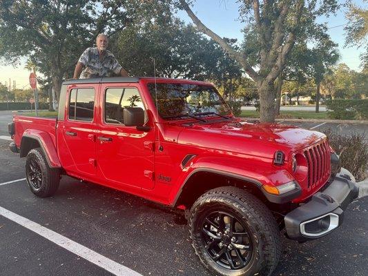 Our recent Gladiator purchase 10/29/22 from Devin Wilder @ Suncoast Chrysler Jeep Dodge Ram