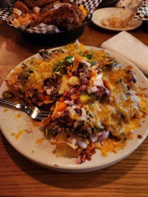 Pulled pork nachos...