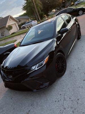 2020 Toyota Camry 1 step polish and ceramic coating