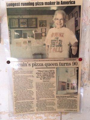 Rosie love making pizza, and loved her city! She's very missed