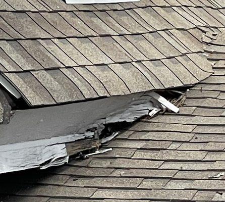 Roof after repair