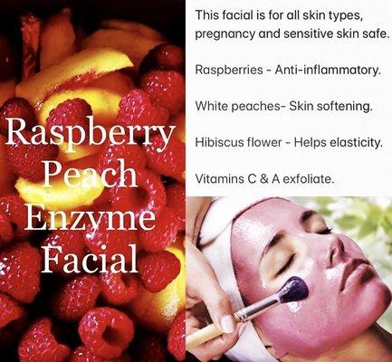 All facials use Skin Script Skincare products.