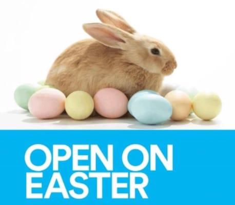 Open Easter Sunday 5:00 am to midnight