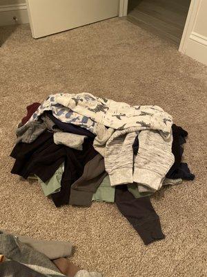 Pile of pants!