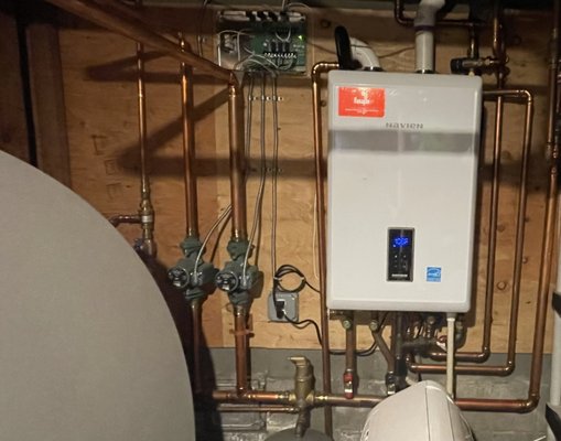 New Navien system