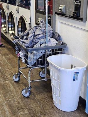 Customers are treating the carts as their personal property. Owner neither warns them nor purchases additional carts to address.