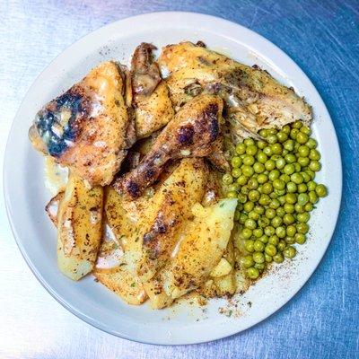 Greek Style Chicken & Greek Potatoes